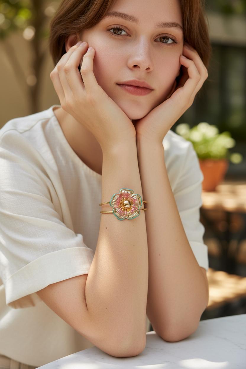 Floral Cuff/Bracelet